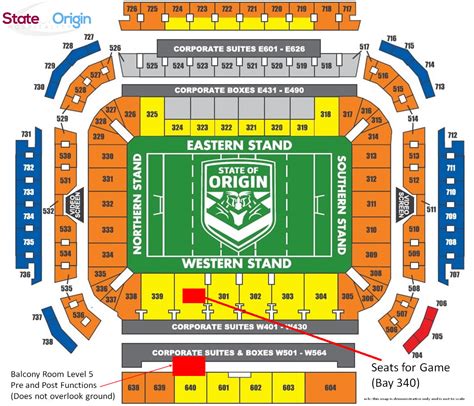 The suncorp stadium store, whats your team, is located at the caxton st end of the stadium and can be accessed from off the northern plaza. Malinos Fliles: Anz Stadium Seating Plan Pdf