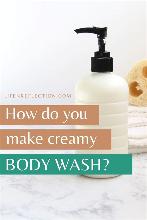 Make Your Own Creamy Homemade Body Wash In Minutes Homemade Body Wash