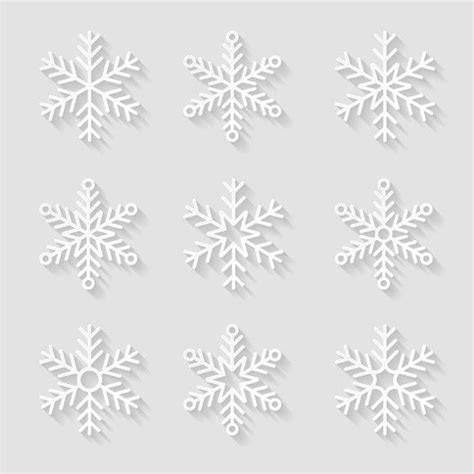 Decorative Paper Snowflakes Paper Snowflake Template