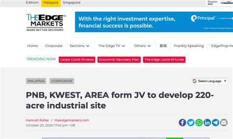 Bhd, kontena nasional global logistics sdn. The Edge : PNB, KWEST, AREA form JV to develop 220-acre ...