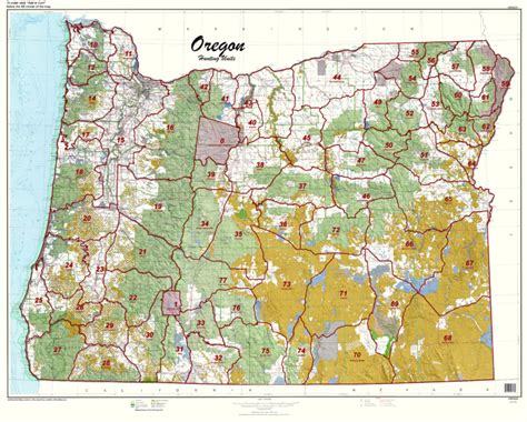 Oregon Statewide Unit Map Hunt Data