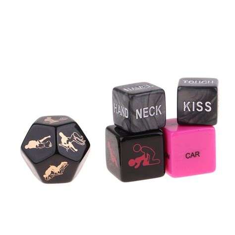Buy 5pieces Sex Position Glow Dice Love Games Romance Erotic Craps Foreplay Toys At Affordable