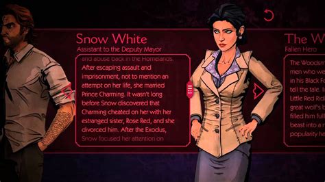 The Wolf Among Us Book Of Fables Snow White Youtube