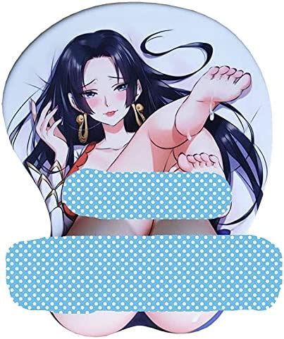 Fonyell D Anime Mouse Pads With Wrist Rest Support Soft Silicone Ergonomic Mouse Pad Desk Mat