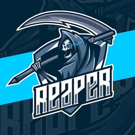 Premium Vector Reaper Mascot Esport Logo Design