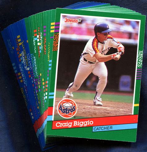 Only screen mirroring has stop. 1991 Donruss Houston Astros Baseball Cards Team Set