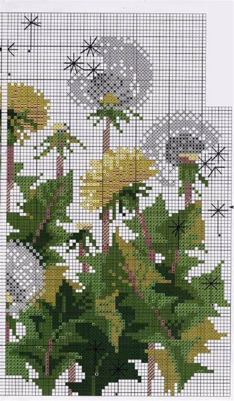 This extremely helpful video explains precisely how it's done, and will help you get. Free Cross stitch pattern Dandelions | DIY 100 Ideas