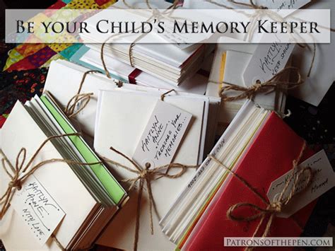 Memory Keepers How To Save Memories For Our Kids