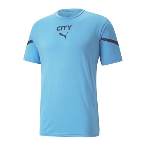 Puma Manchester City Prematch Shirt 20212022 Blau F08 Liga Replica