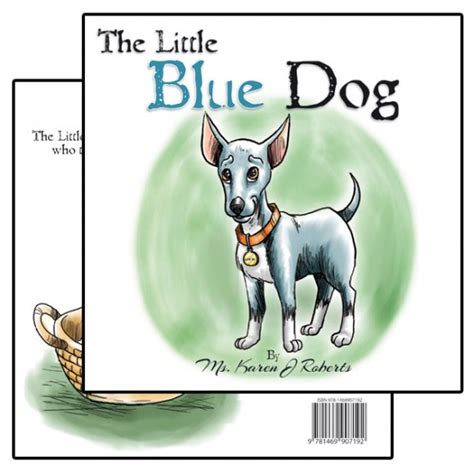 Meet Louie Star Of The Little Blue Dog Books Holiday Ts Woof