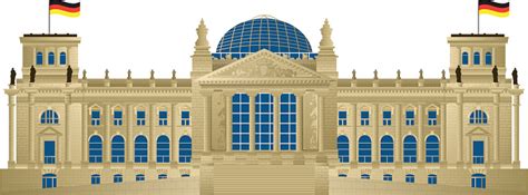 Digital Render Of The Reichstag Building Stock Illustration Download