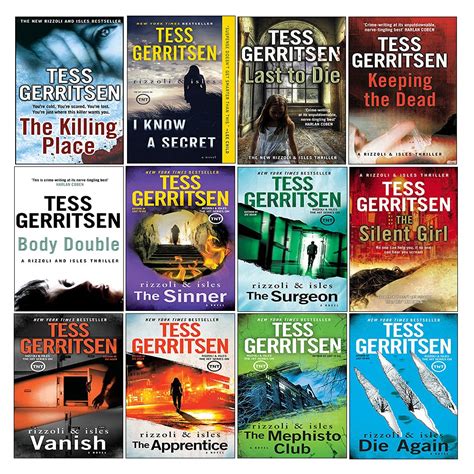 Tess Gerritsen Rizzoli And Isles Series 12 Books Collection Set By Tess