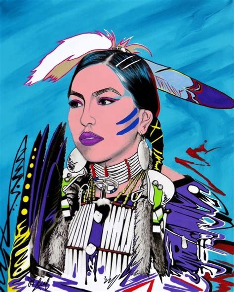 Les Productions Feux Sacrés Riel Benn American Indian Art Native Drawings Native American