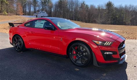 Race Red 2020 Shelby Gt500 With Delivery Miles Is Rowdier Than Ronda
