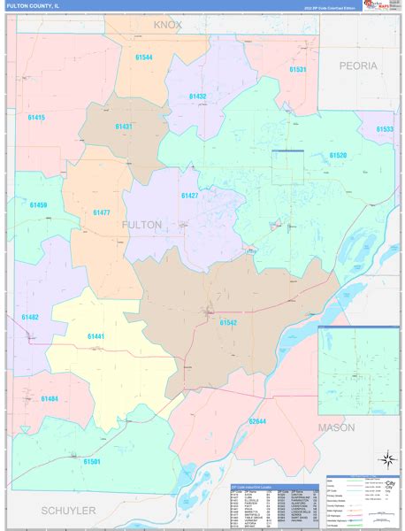 Fulton County Zip Code Map