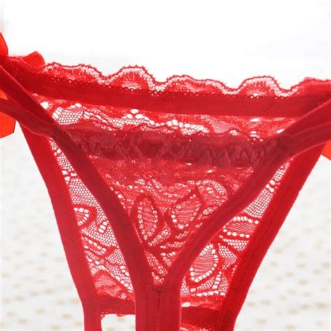 Lace Ruffle Beaded Open Crotch Sex G String Mature Women Underwear Buy Sex Underwear Sexy Open