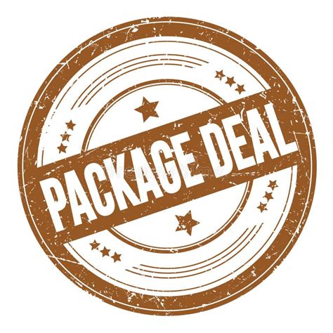 Package Deal Text Written On A Violet Thought Bubble Stock Illustration