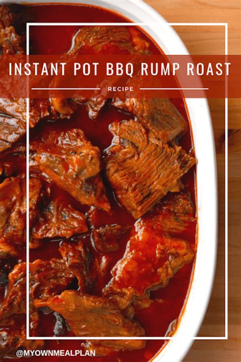 3 156 просмотров 3,1 тыс. Instant Pot BBQ Rump Roast - My Own Meal Plan | Rump roast recipes, Pot recipes easy, Rump roast ...