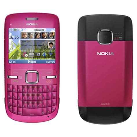 Original Unlocked Nokia C3 00 New Condition 20mp Wifi Bluetooth Red