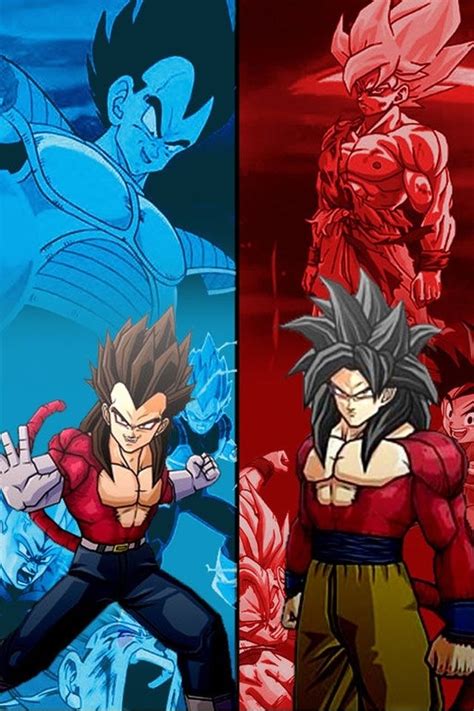 Dragon ball fighterz's newest dlc brings classic gt characters super baby 2 and ss4 gogeta to arc system works' hit anime fighter next month. Dragonball GT Vegeta SS4 and Goku SS4 | Anime | Pinterest