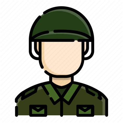 Army Force Man Military People Person Soldier Icon