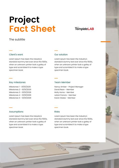 30 Beautiful Fact Sheet Templates Examples And Designs