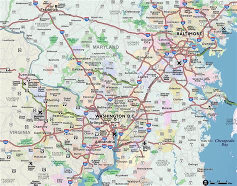 Greater Dc Area Map