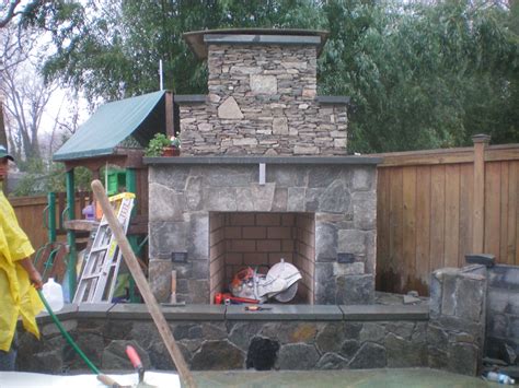 Outdoor Fireplaces Divine Landscaping Inc