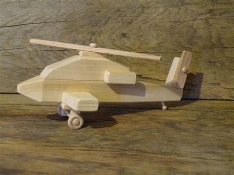 Handmade Wood Toy Apache Helicopter Wooden Toys By Outonalimbadk