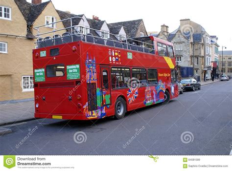 Tour Bus In Oxford England United Kingdom Stock Image Image Of