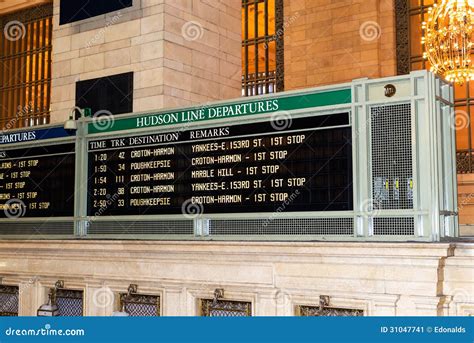 Train Timetable Editorial Photo Image Of Signs York 31047741