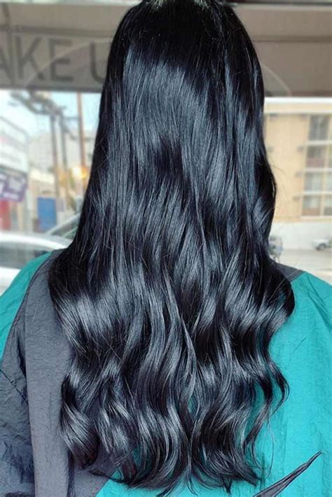 55 Tasteful Blue Black Hair Color Ideas To Try In Any Season In 2020