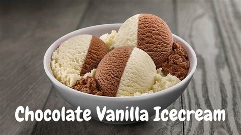 Easy Marble Ice Cream Recipe Homemade Chocolate Vanilla Ice Cream