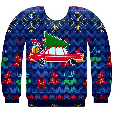 Tacky Christmas Sweater Clip Art
