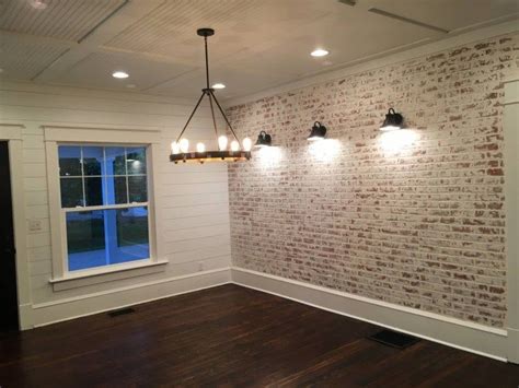 How To Build A Faux Brick Wall The Restoring House