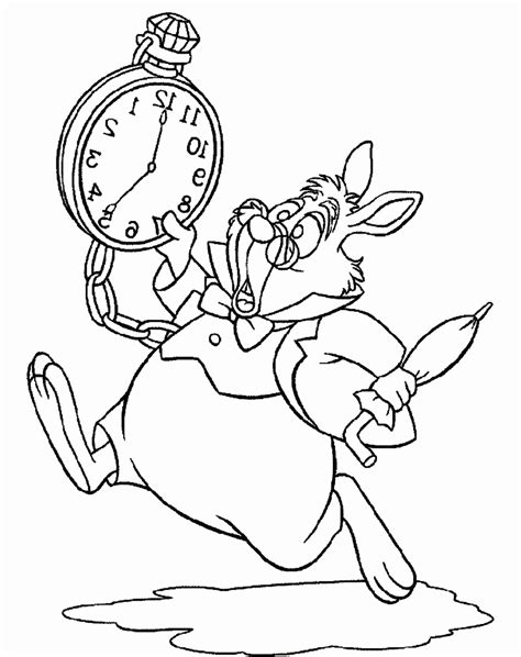 Coloring Pages Disney Alice In Wonderland - Coloring Home