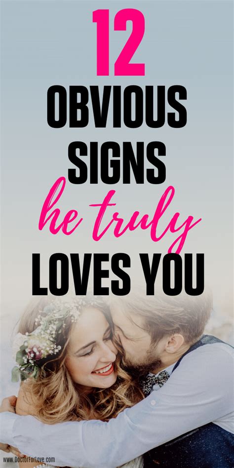 12 True Signs He Loves You Deeply Signs Of True Love Signs He Loves You Relationship