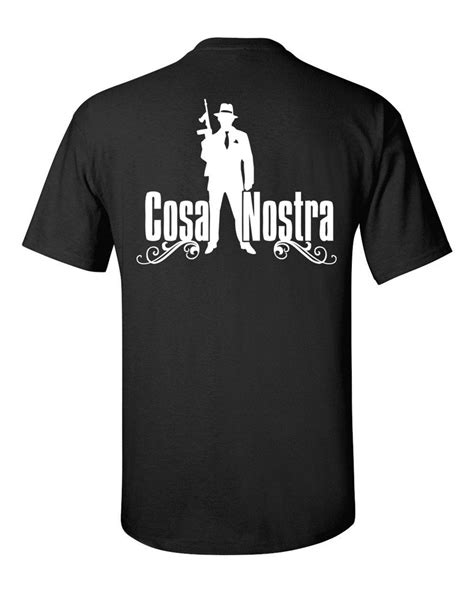 Cosa Nostra Máfia Gangster T Camisa Chefão Itália Italiano Goodfellows