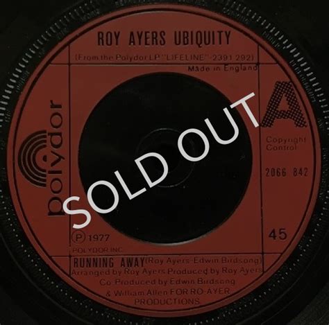 Roy Ayers Ubiquity Running Away Polydor Uk 7
