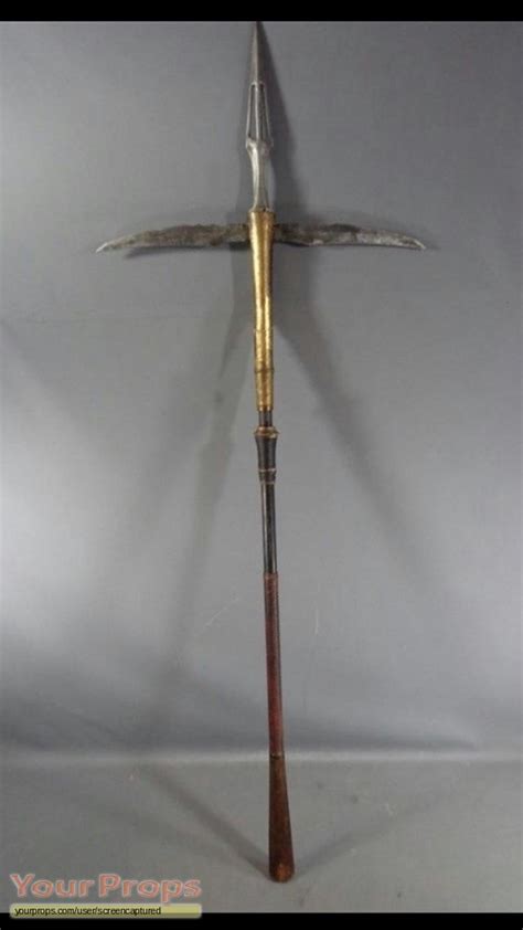 Hercules Screen Used Hero Functioning Battle Staff Original Prop Weapon