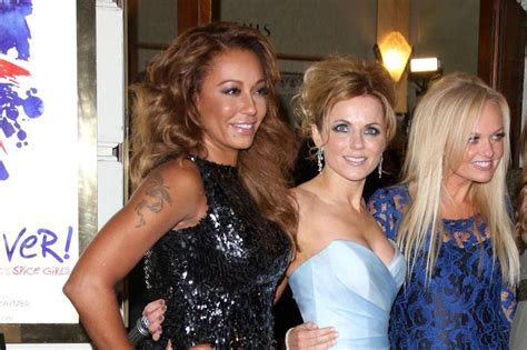 spice girls lovers geri horner and mel b reunite with bandmates emma my xxx hot girl