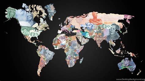 Money World Map Wallpapers 3240x2160 Desktop Background