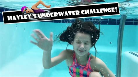 Hayleys Underwater Challenge 🏊 Wk 3737 Bratayley Youtube