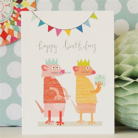 Happy Birthday Meerkat Mini Card By Kali Stileman Publishing
