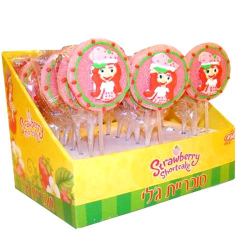 Strawberry Shortcake Jelly Pops 24ct Display Box Licensed Character