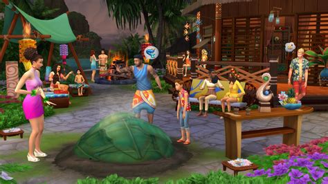 The Sims 4 Island Living 2019 Promotional Art Mobygames