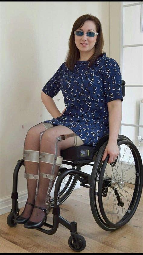 Pin By John Beeson On Leg Braces Wheelchair Women Blue Shift Dress