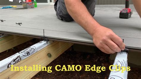Installing Camo Edgeclip Hidden Deck Fasteners Youtube