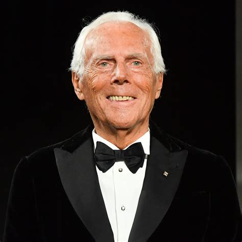 Designer Giorgio Armani 85 Named Special Ambassador For Italian
