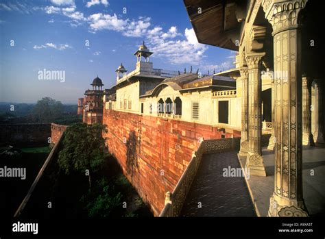 Khas Mahal Agra Fort Agra Uttar Pradesh India Stock Photo Alamy